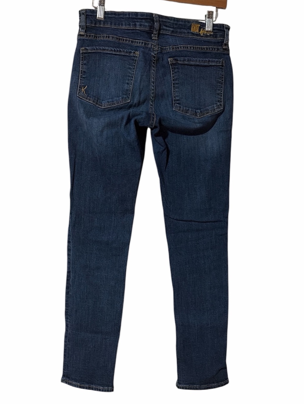 Kut from the Kloth Dark Wash Katy Boyfriend Skinny Jeans - Picture 3 of 7